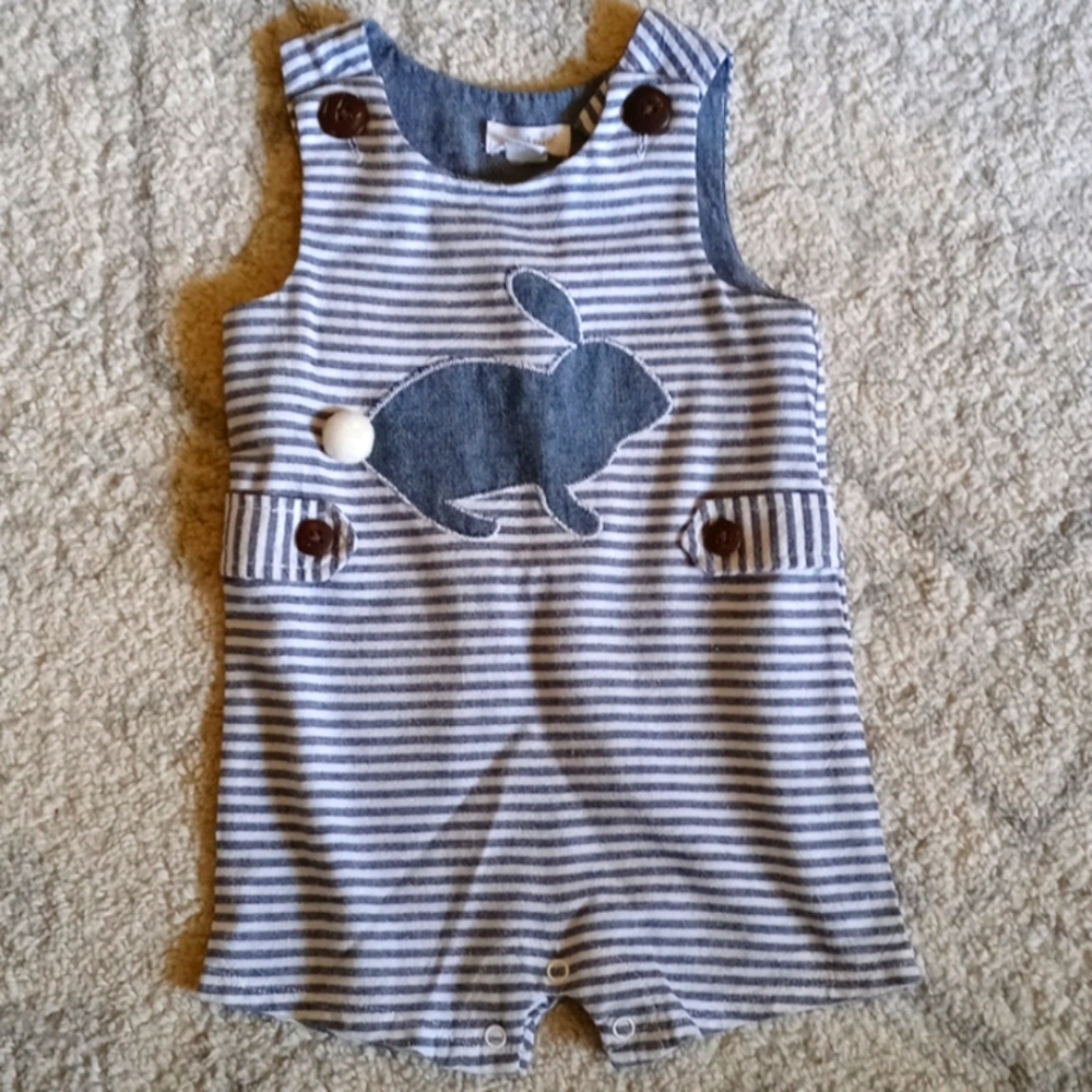 Mudpie Bunny Shortalls